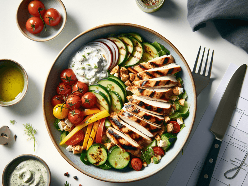 High-Protein Greek Chicken Bowl