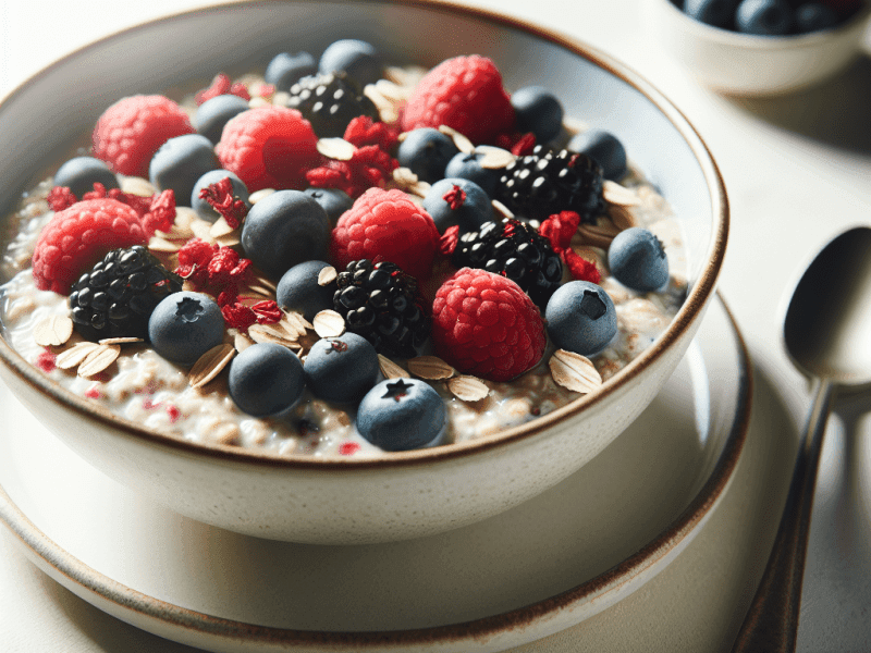 Overnight Oats with Berries